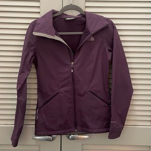 Purple Women’s Hard Shell North Face Jacket